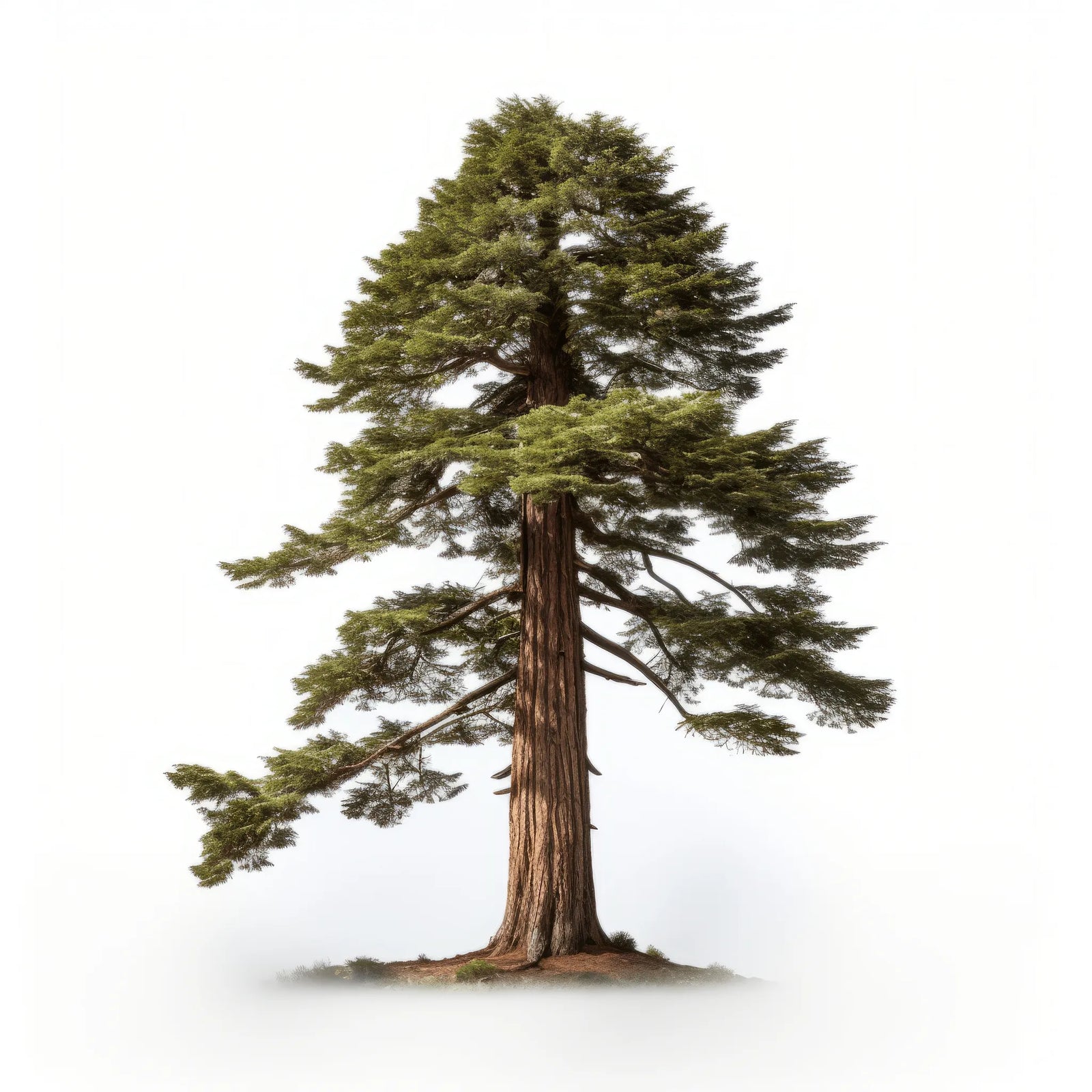 Autumn sequoia tree